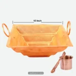 Agnihotra Copper Hawan Kund 10 Inch by VaidikJeevn